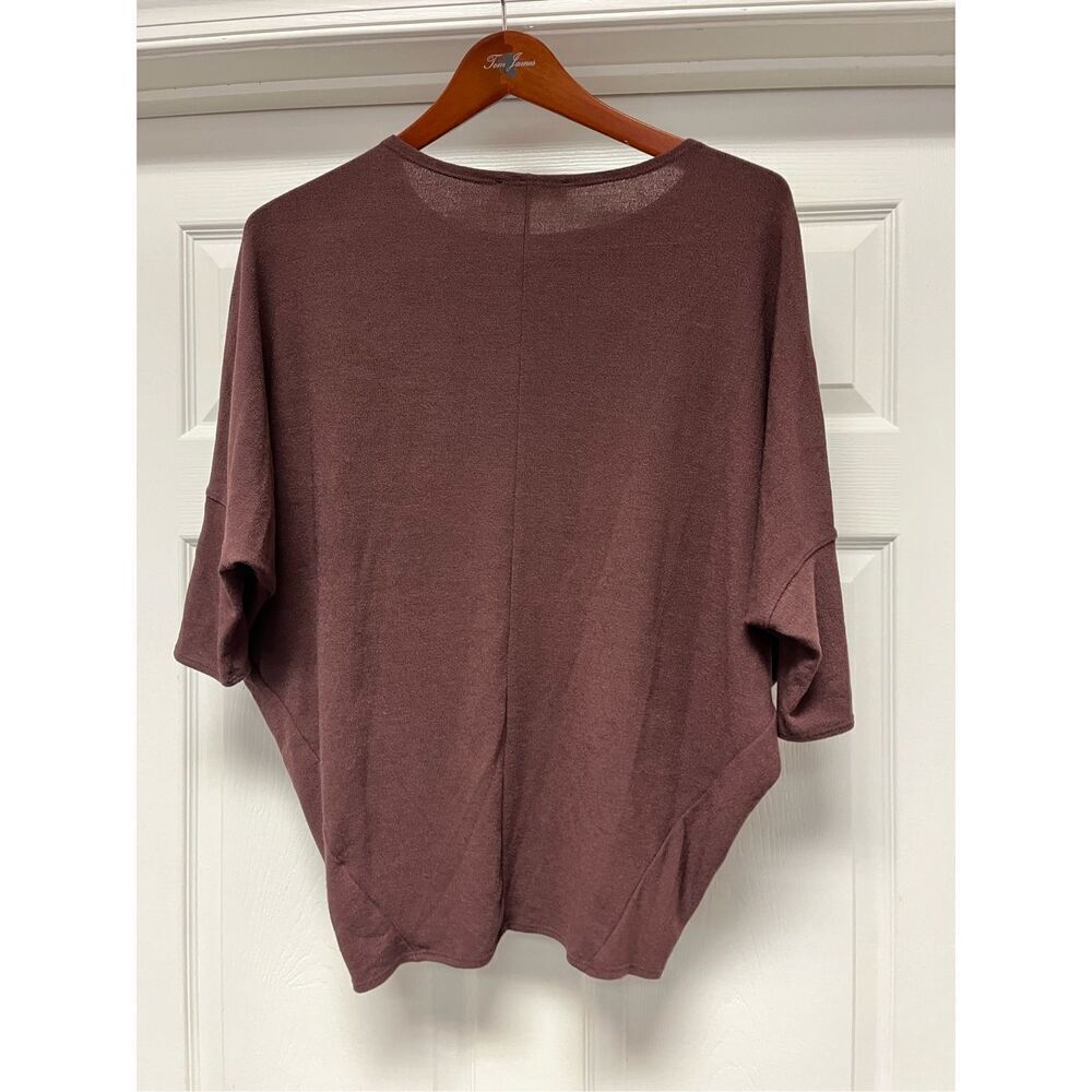 Jolie Plum Batwing Loose Lightweight Sweater sz S NWOT - Picture 5 of 6
